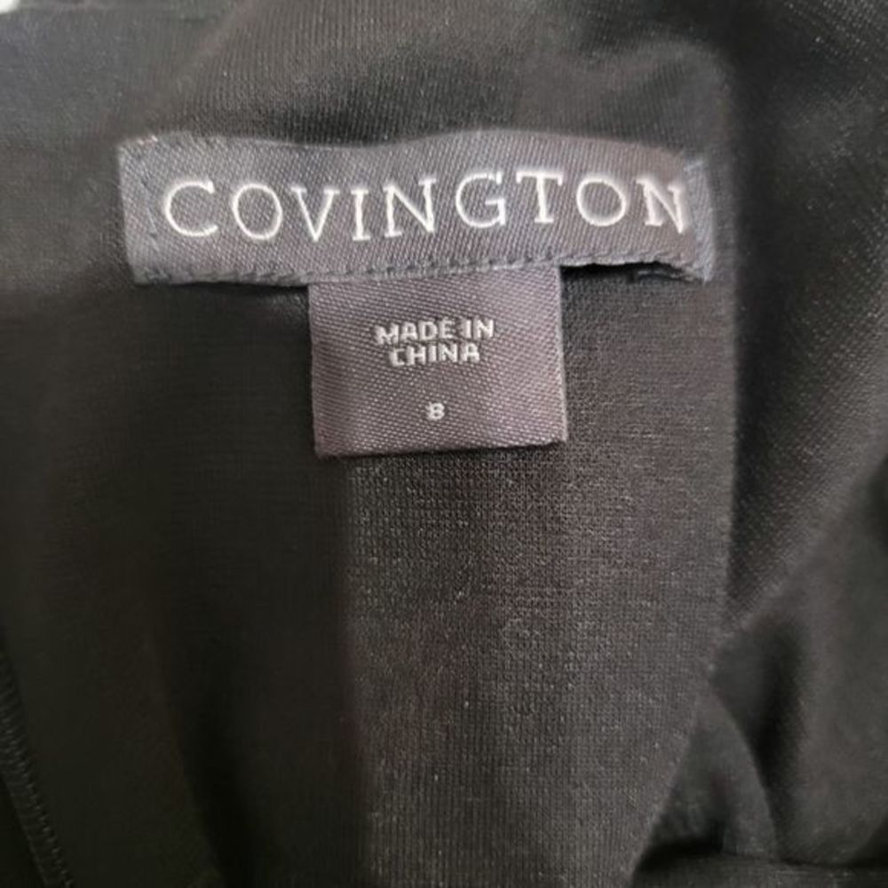 Covington black fitted dress size 8‎ mini - Picture 2 of 5